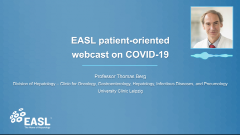 Ask EASL: Patient oriented webcast on COVID-19 and the liver